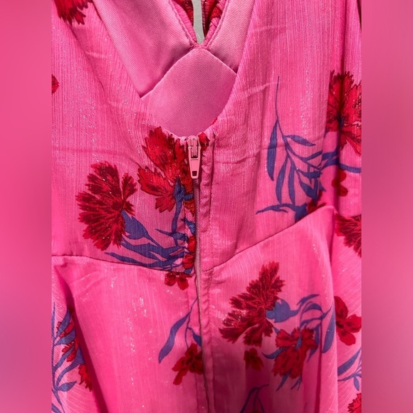 Crystal Doll Cold-shoulder pleated drape maxi/formal dress - Picture 13 of 14